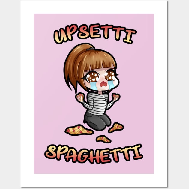 Upsetti Spaghetti Wall Art by RaeRaeSenpai